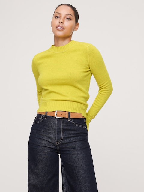 The Fireside Sweater in Merino-Cotton