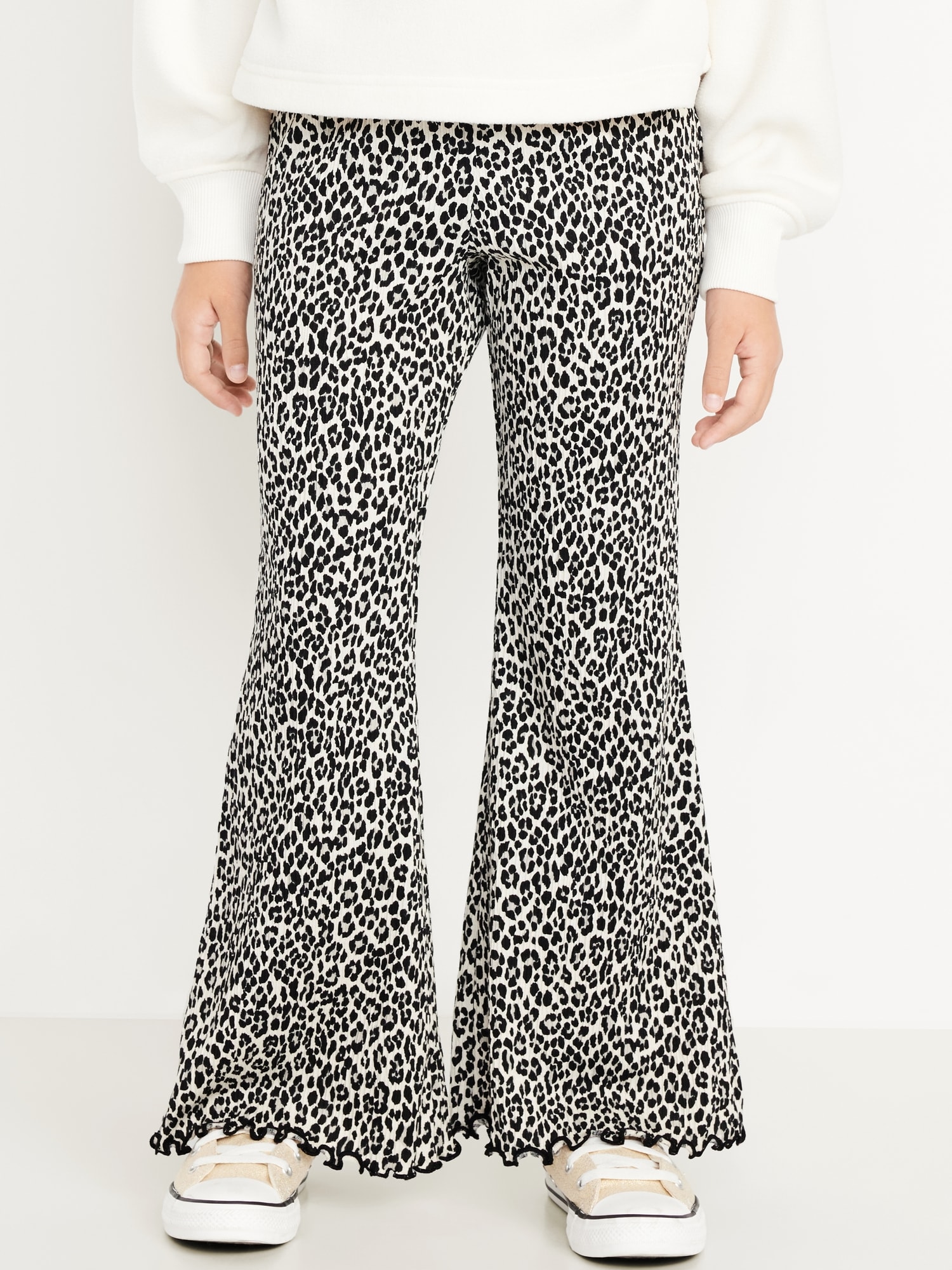 LEGGING ÉVASÉ EN TRICOT TEXTURÉ POUR FILLE