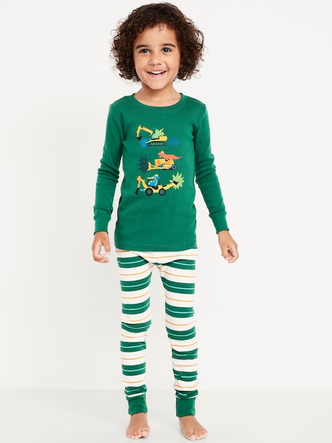 Snug-Fit Graphic Pajama 4-Piece for Toddler & Baby