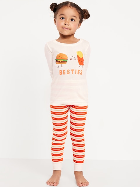 Snug-Fit Graphic Pajama 4-Piece for Toddler & Baby