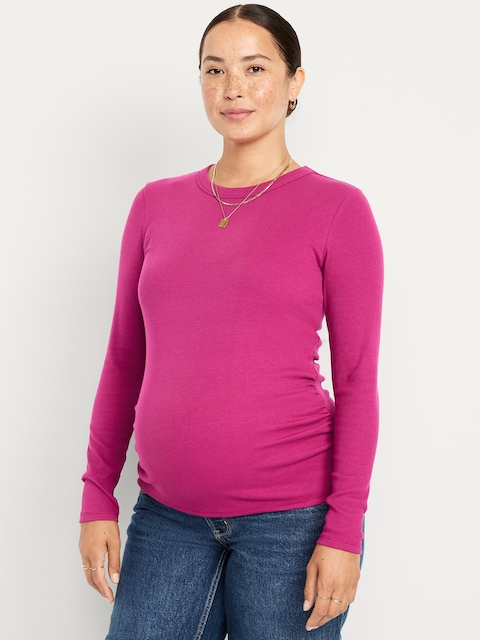 Maternity Snug Crew-Neck T-Shirt