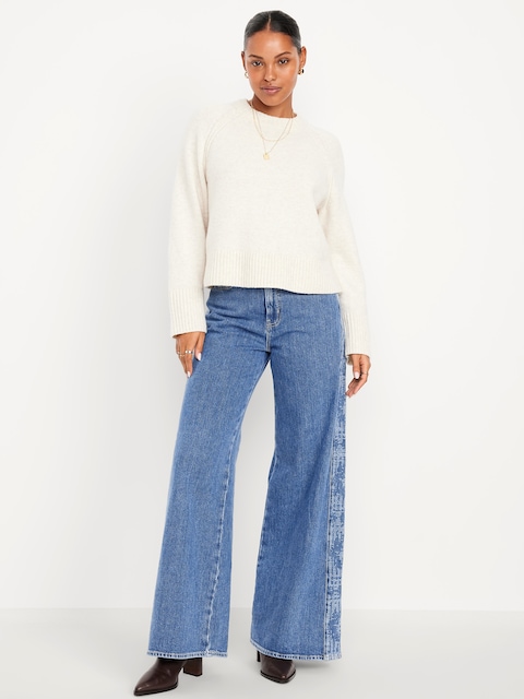 Extra High-Waisted Super Wide-Leg Jeans
