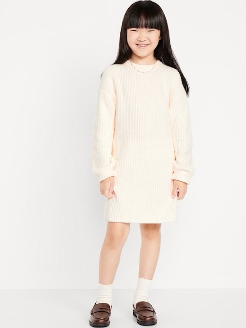 SoSoft Crew-Neck Sweater Dress for Girls
