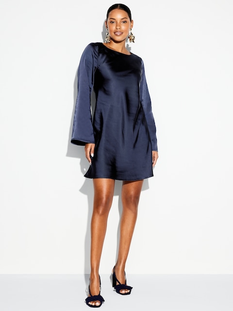 The Occasion by Old Navy Satin Flare-Sleeve Mini Dress