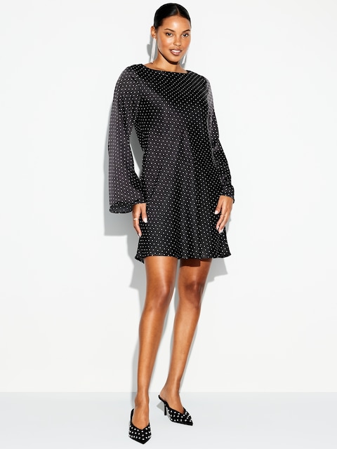 The Occasion by Old Navy Satin Flare-Sleeve Mini Dress