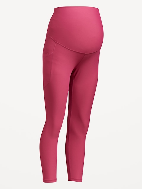 LEGGING POWERSOFT LONGUEUR 7/8 À PANNEAU COUVRANT DE MATERNITÉ
