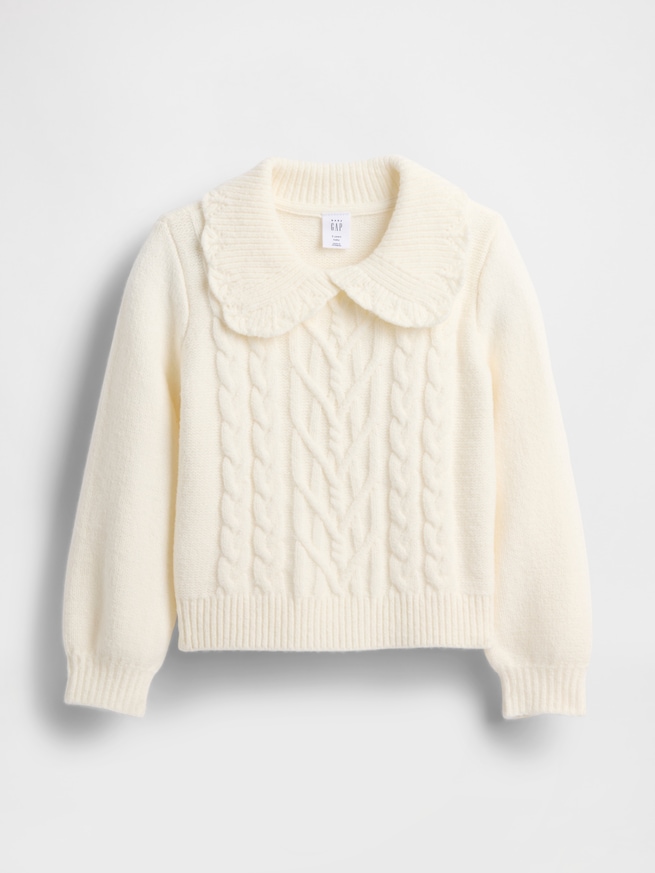 CashSoft カシミヤタッチ 襟付きセーター (幼児・ベビー)-4