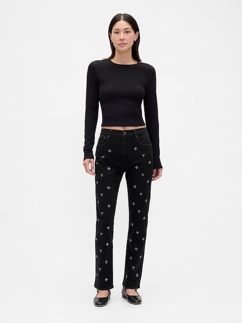 High Rise ’90s Slim Straight Jeans