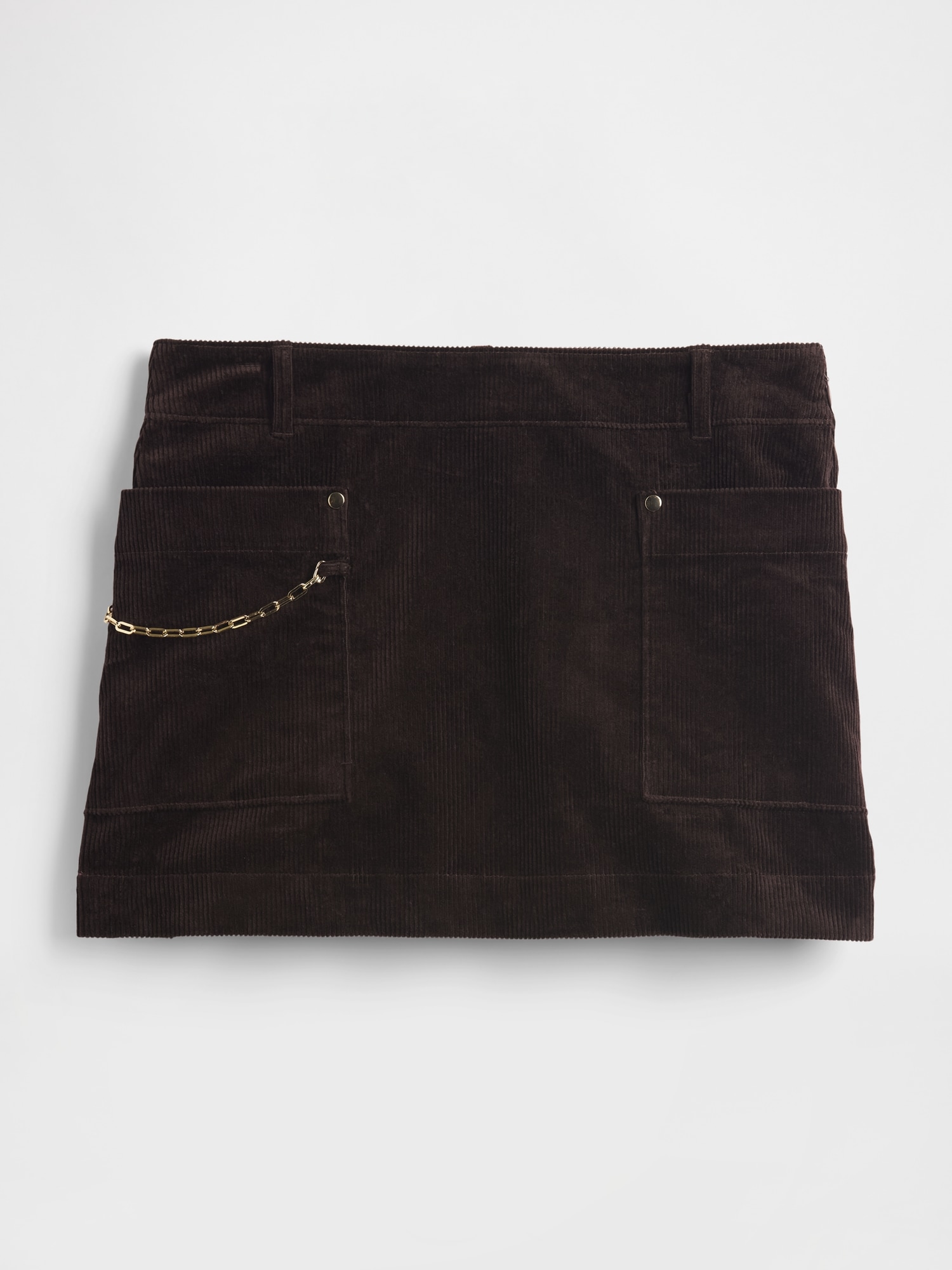 コーデュロイ チェーンポケット ミニスカート・スコート-4