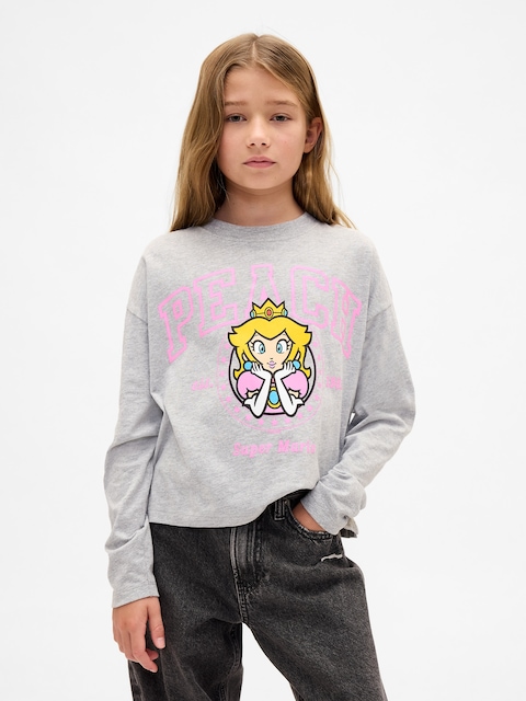 T-SHIRT SURDIMENSIONNÉ À IMPRIMÉ SUPER MARIO POUR ENFANT