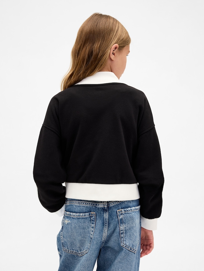 NYC ヴィンテージソフト GAPロゴ トラックジャケット (キッズ)-2