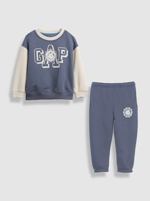 バーシティスタイル GAPロゴ スウェットセットアップ (幼児・ベビー)