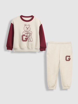 バーシティスタイル GAPロゴ スウェットセットアップ (幼児・ベビー)
