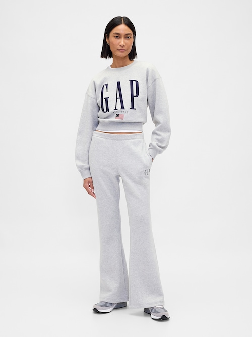 ヴィンテージソフト GAPロゴ フレア スウェットパンツ