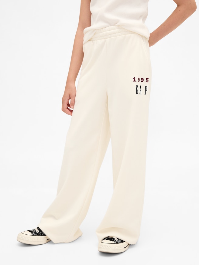 30th アニバーサリー フレンチテリー GAPロゴ バギースウェットパンツ（キッズ）-3