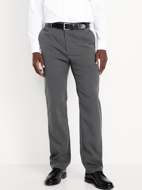 90's Straight-Fit Twill Dress Pants