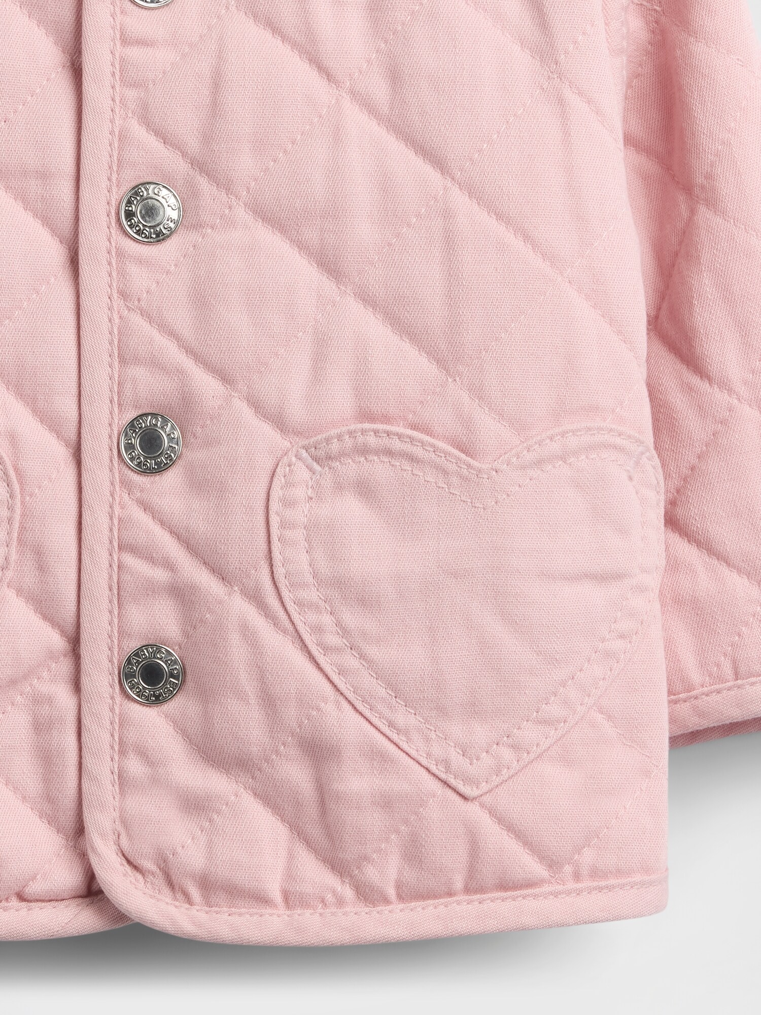 キルティング デニム ハートポケット ジャケット (ベビー)-2