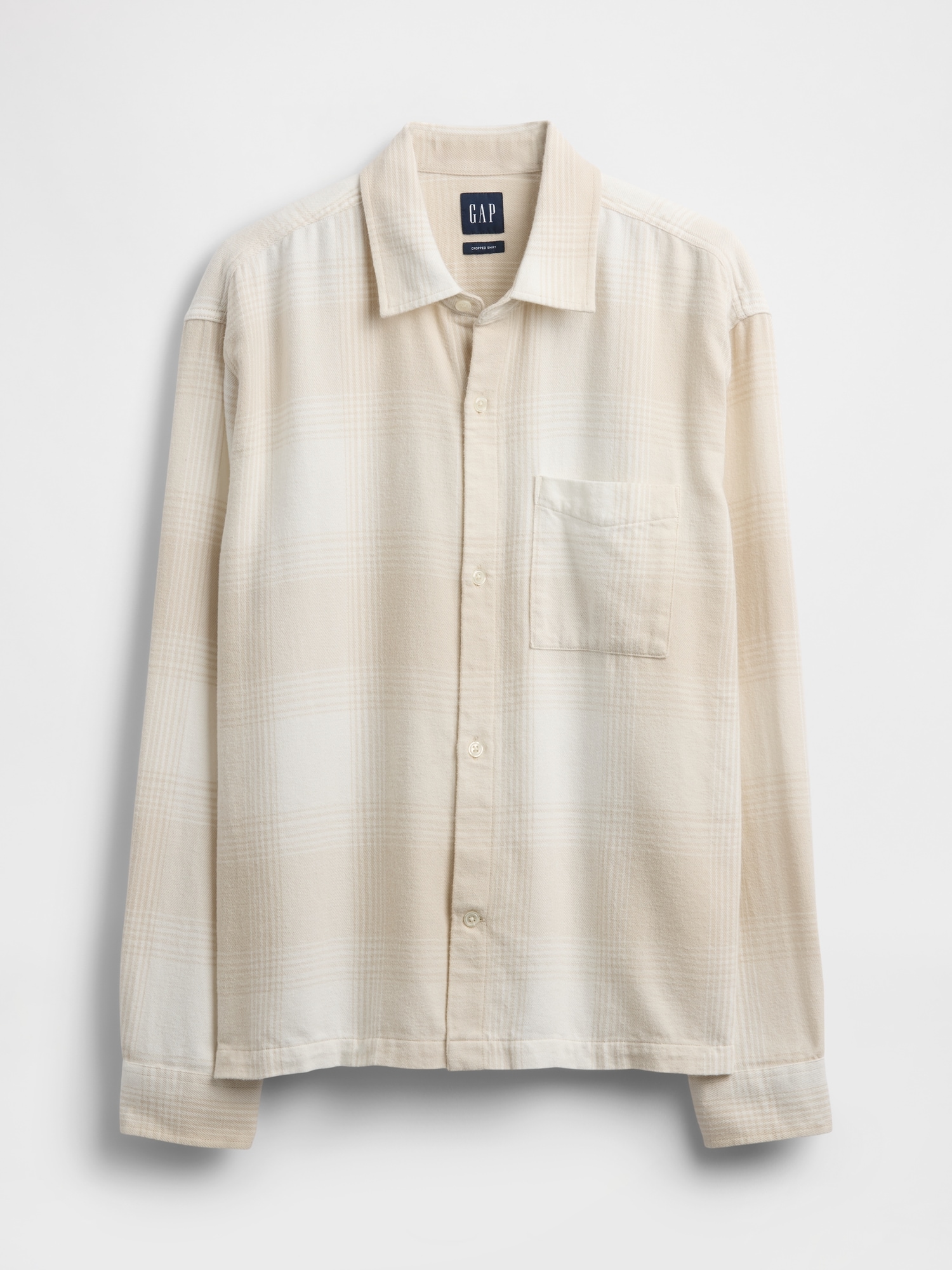 リラックスフィット フランネルシャツ-4