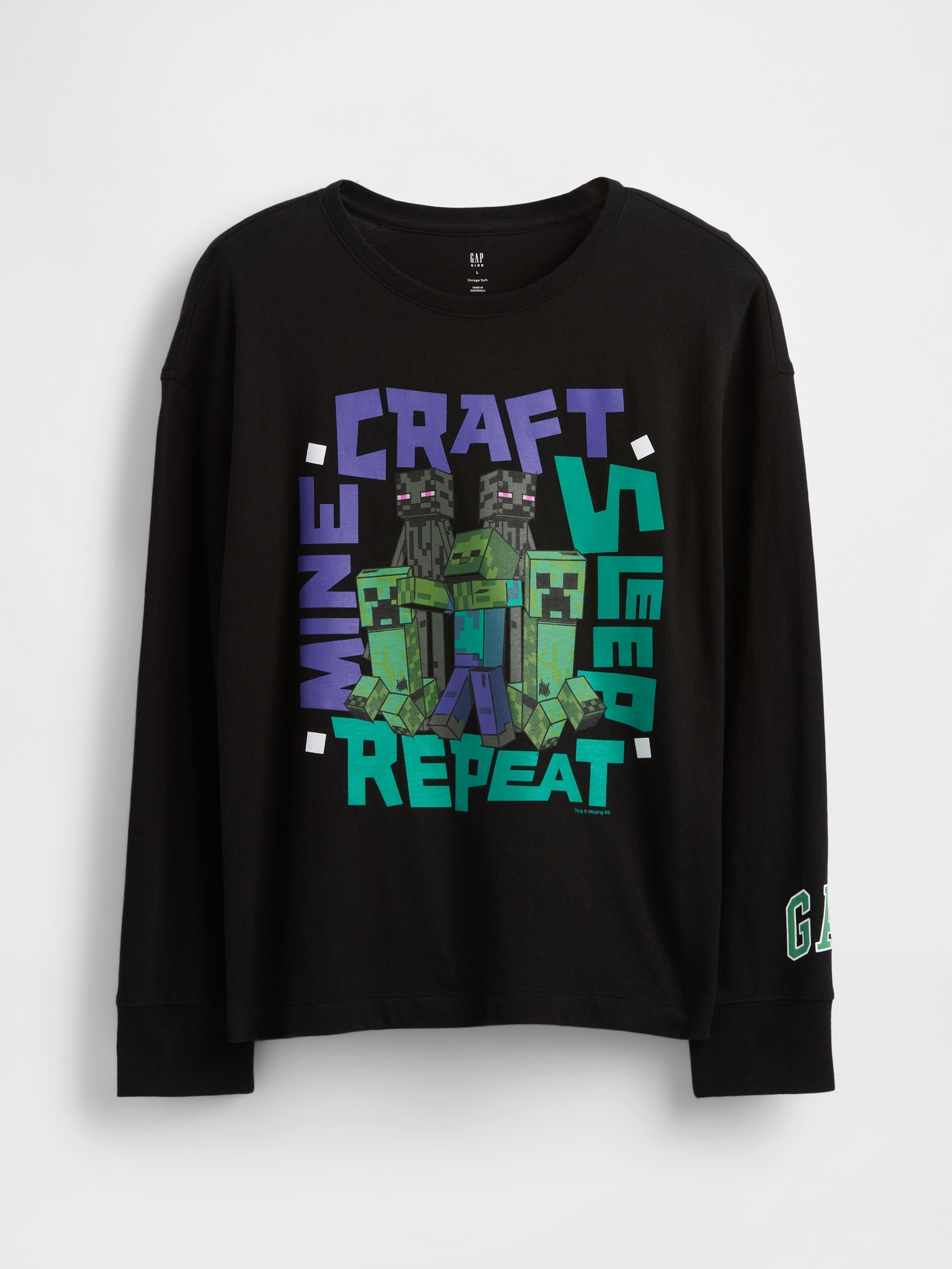 GapKids | マインクラフト グラフィックTシャツ-0