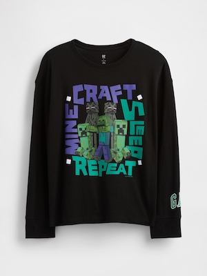GapKids | マインクラフト グラフィックTシャツ