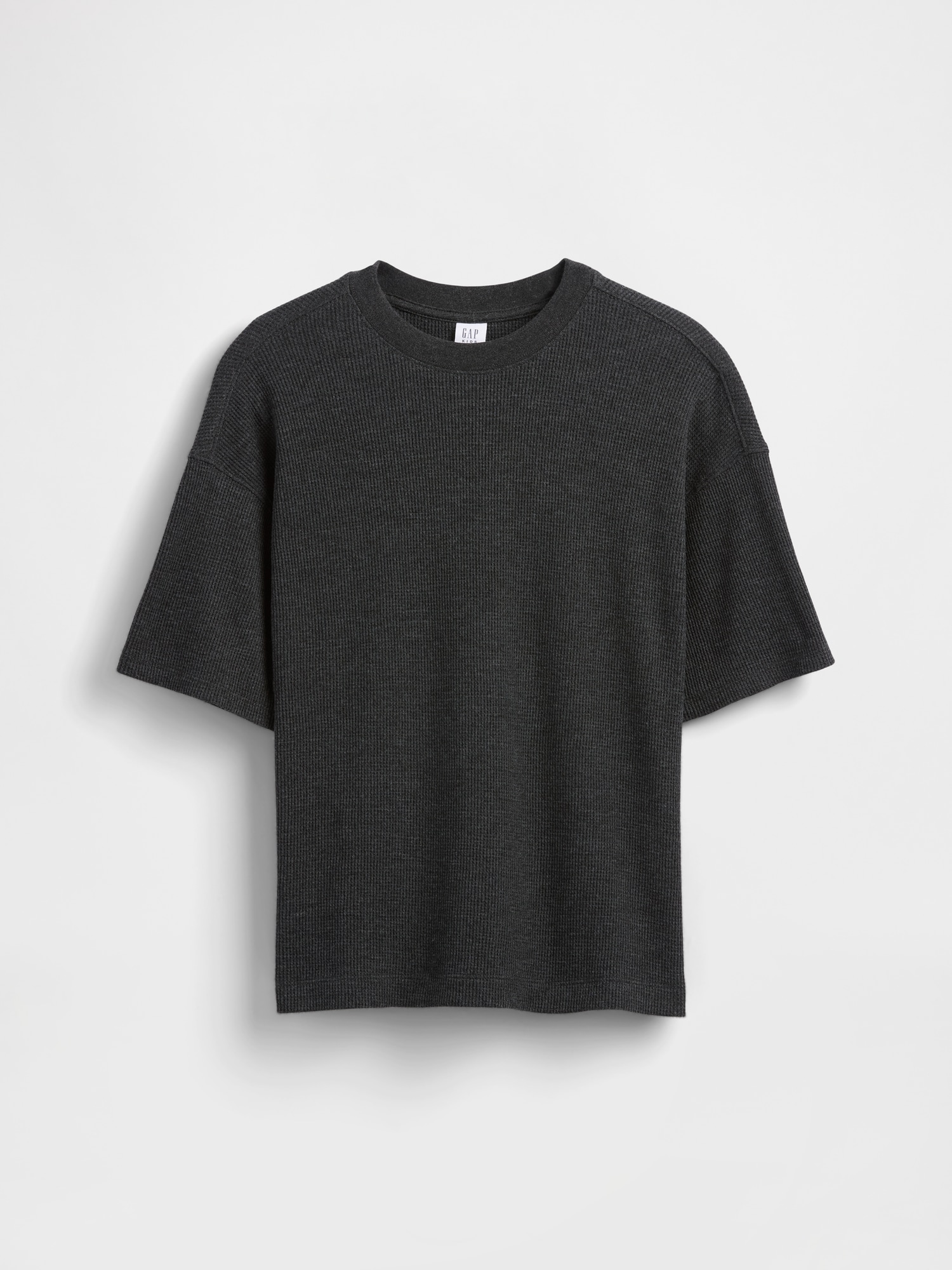 T-SHIRT GAUFRÉ SURDIMENSIONNÉ POUR ENFANT