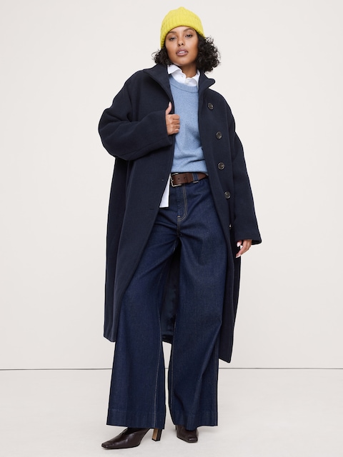 Italian Wool-Blend Top Coat