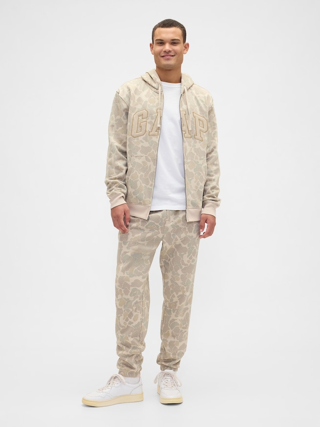 リラックスフィット GAPロゴ カモフラージュ ジョガーパンツ-2