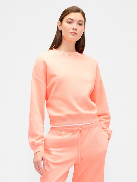 Relaxed Wedge Crewneck Sweatshirt