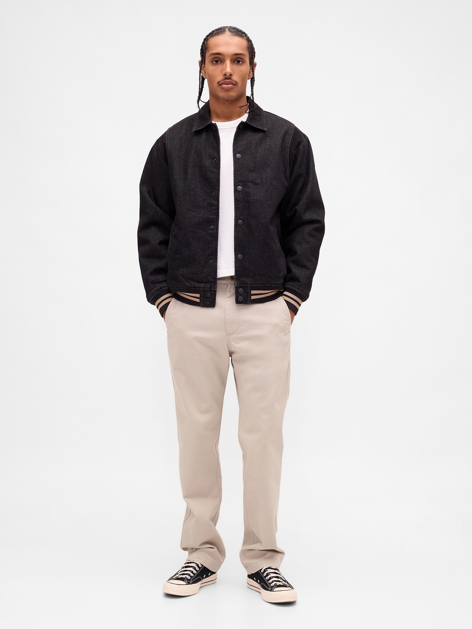 Heavyweight Twill Relaxed Straight Khakis