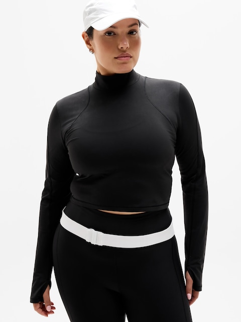 Summit Mesh Crop Top