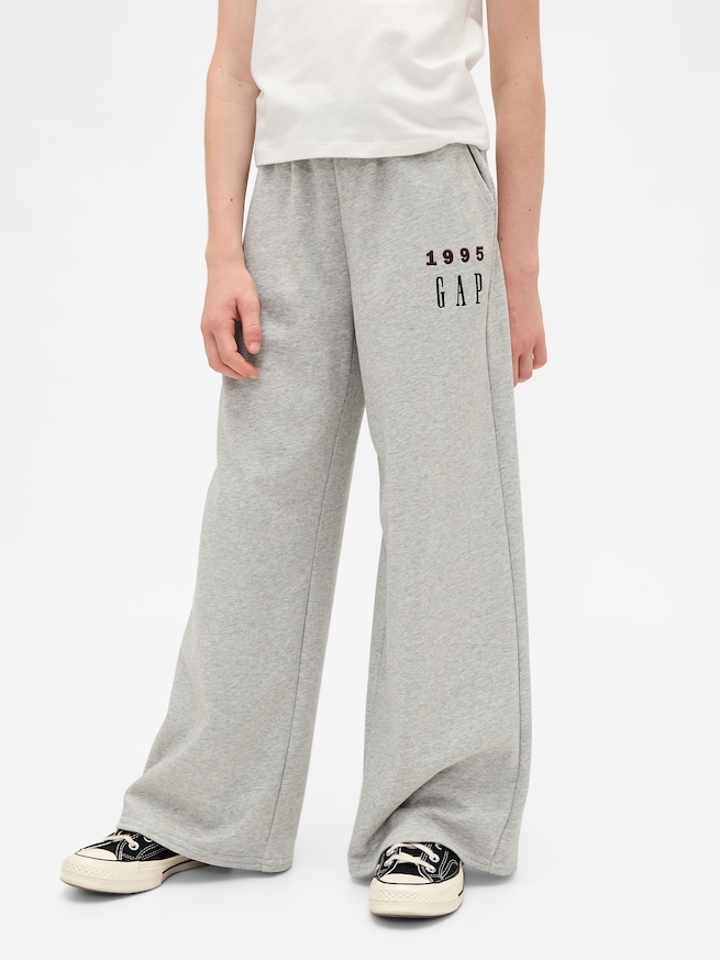30th アニバーサリー フレンチテリー GAPロゴ バギースウェットパンツ（キッズ）-3