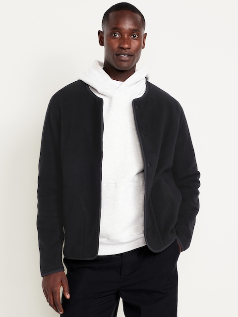 VESTE À DOUBLURE EN MICROMOLLETON