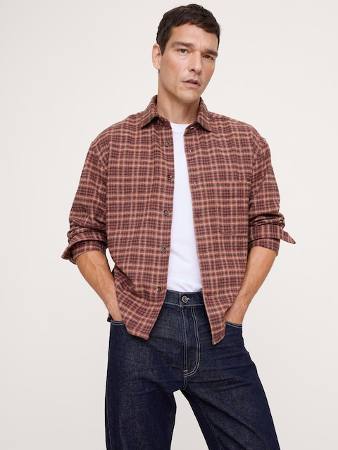 SURCHEMISE DÉCONTRACTÉE EN FLANELLE