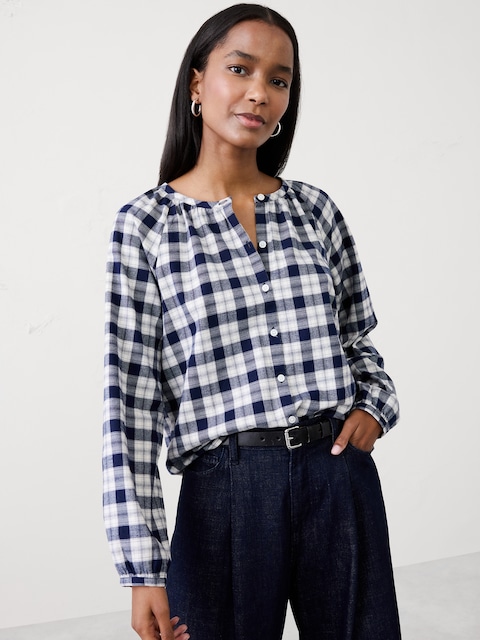 Puff-Sleeve Top