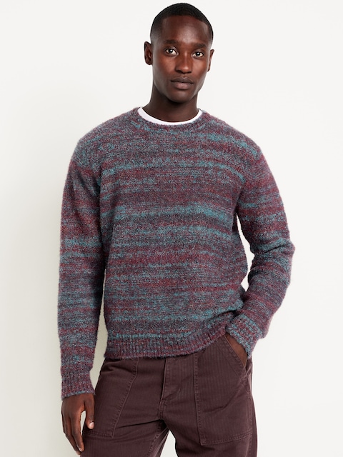 Wool-Blend Crew-Neck Sweater - Multi Space