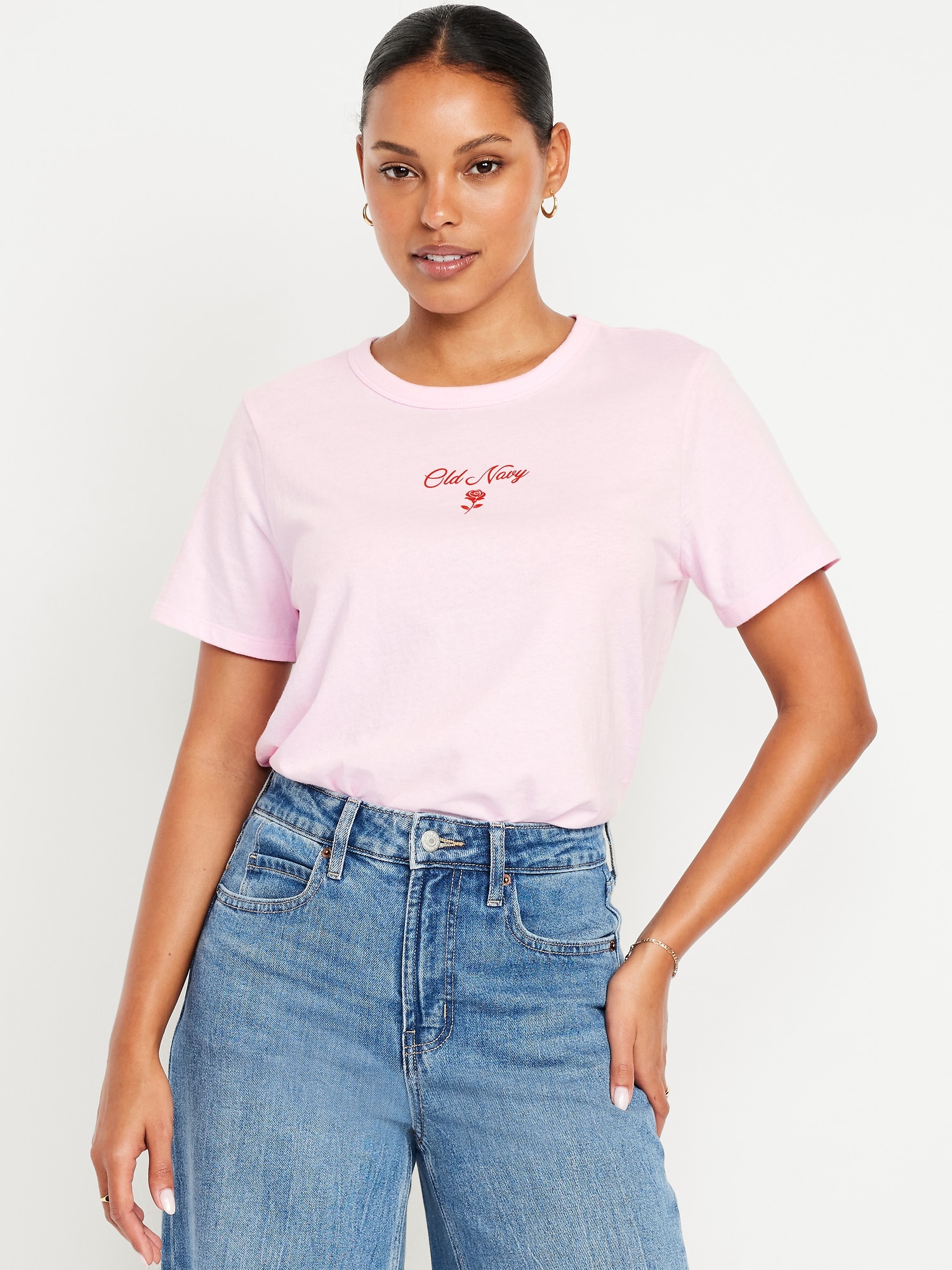 T-SHIRT RAS DU COU À LOGO IMPRIMÉ