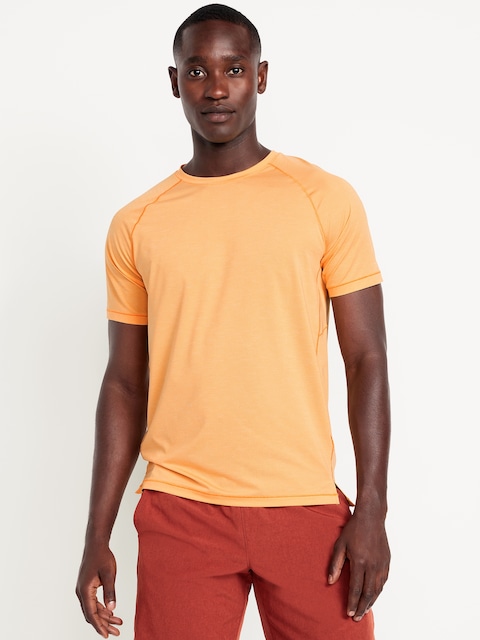 T-SHIRT PERFORMANCE ÉTROIT À FENTES