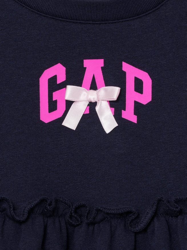 ボウ GAPロゴ スウェットワンピース (幼児・ベビー)-2
