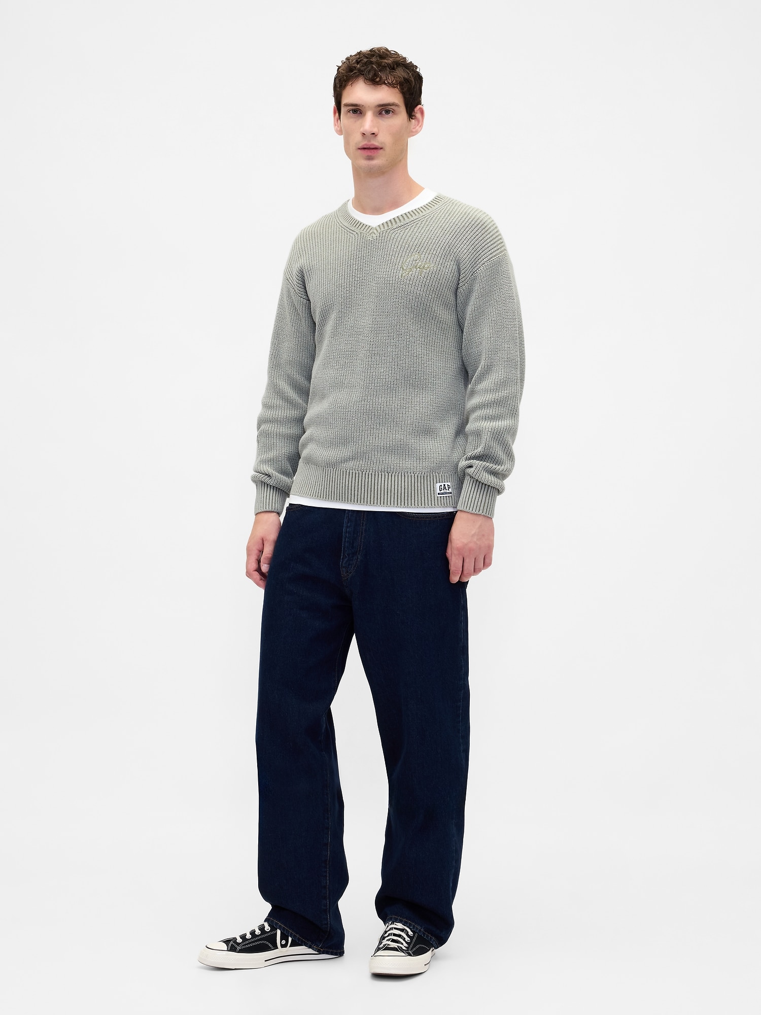 Gap公式オンラインストア | リラックスフィット Vネックセーター
