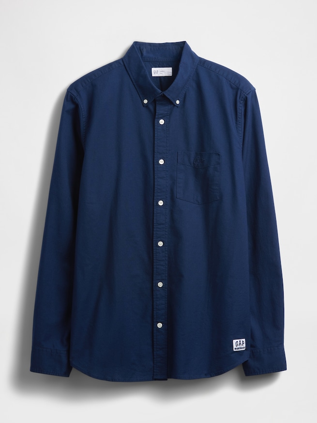 スタンダードフィット オックスフォードシャツ-4