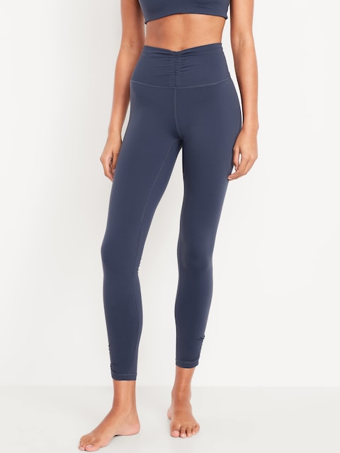 LEGGING STUDIOSMOOTH RUCHÉ À TAILLE HAUTE