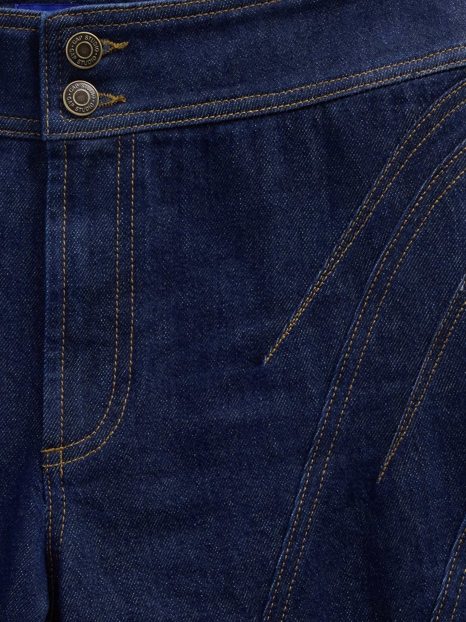 GapStudio ハイライズ シーム ブーツカットデニム-4