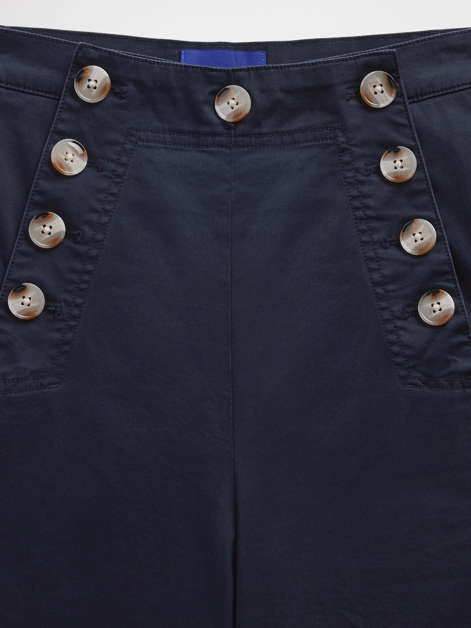 GapStudio ハイライズ ツイル セーラーパンツ-4