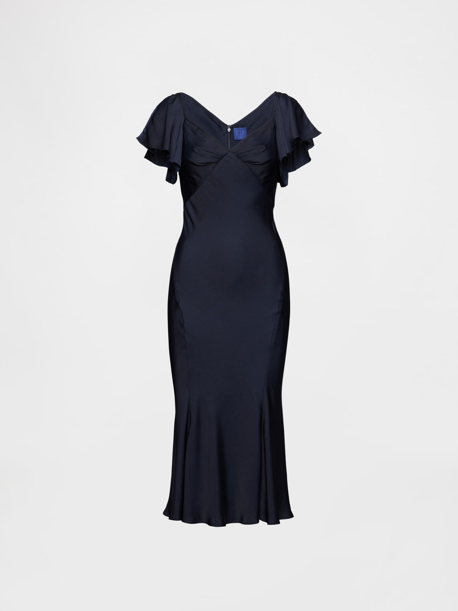 GapStudio サテン ミディドレス-5