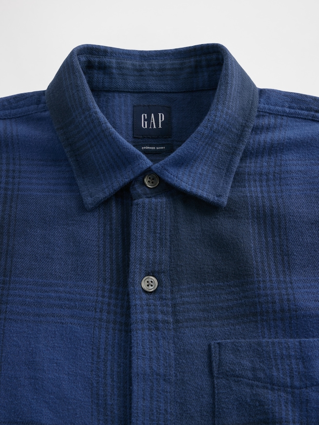 リラックスフィット フランネルシャツ-3