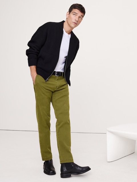 Straight Brushed Italian Chino