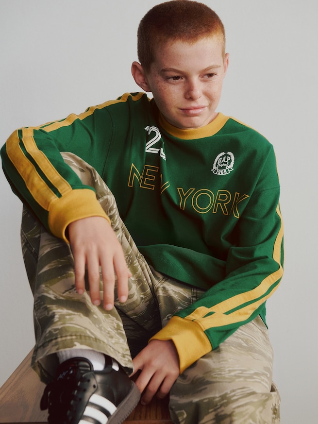 サッカー ジャージー GAPロゴ Tシャツ (キッズ)-2