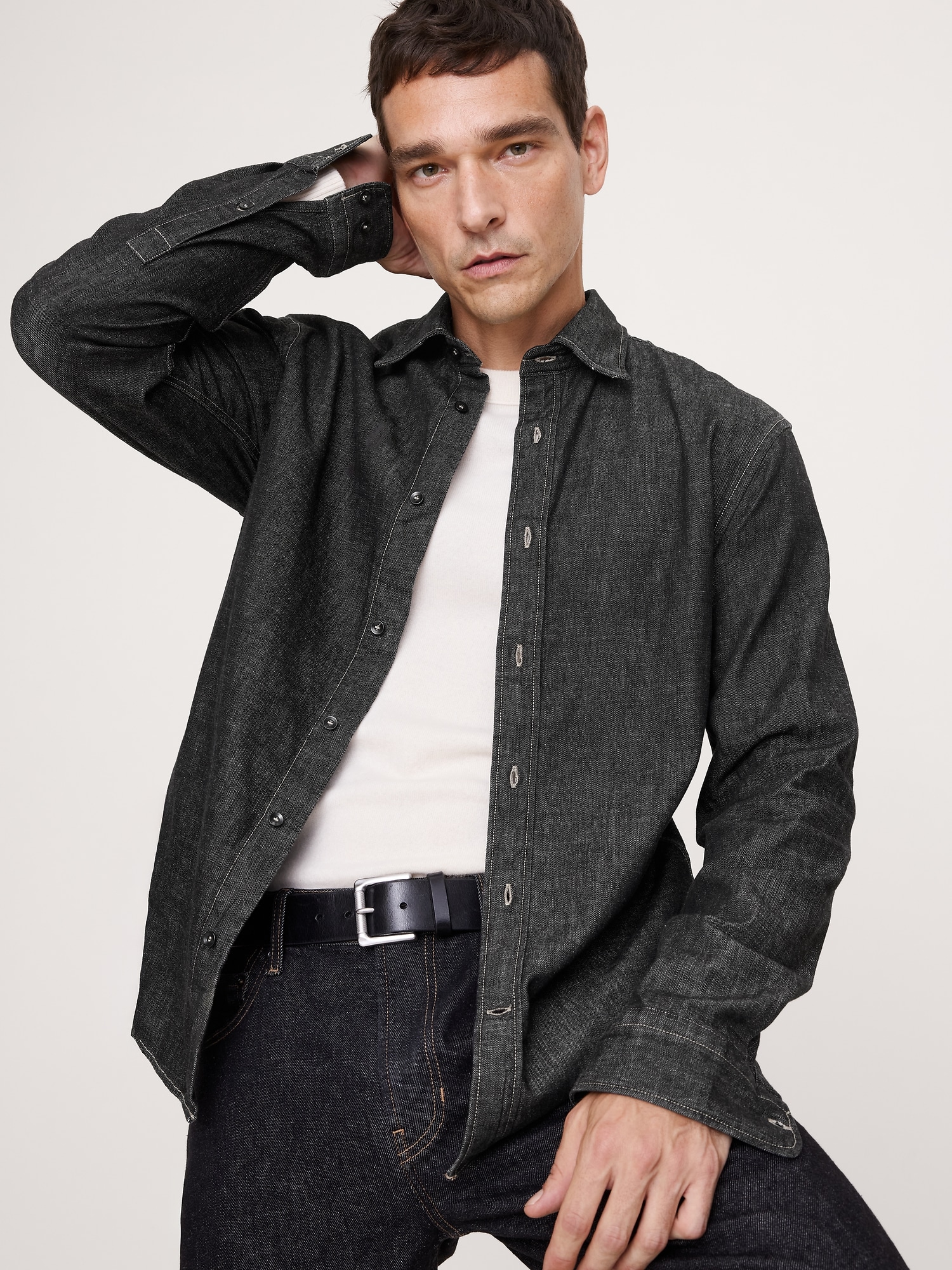 Standard-Fit Denim Shirt