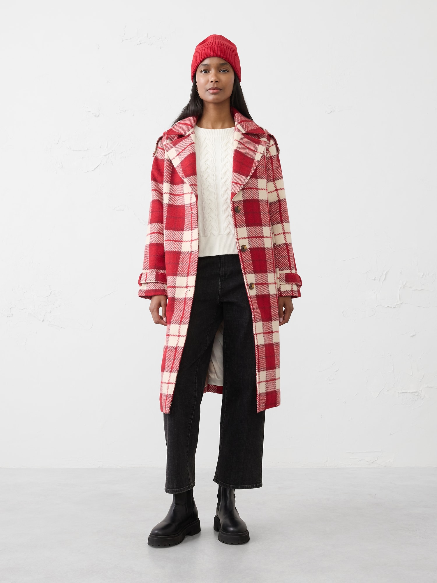 Plaid Coat