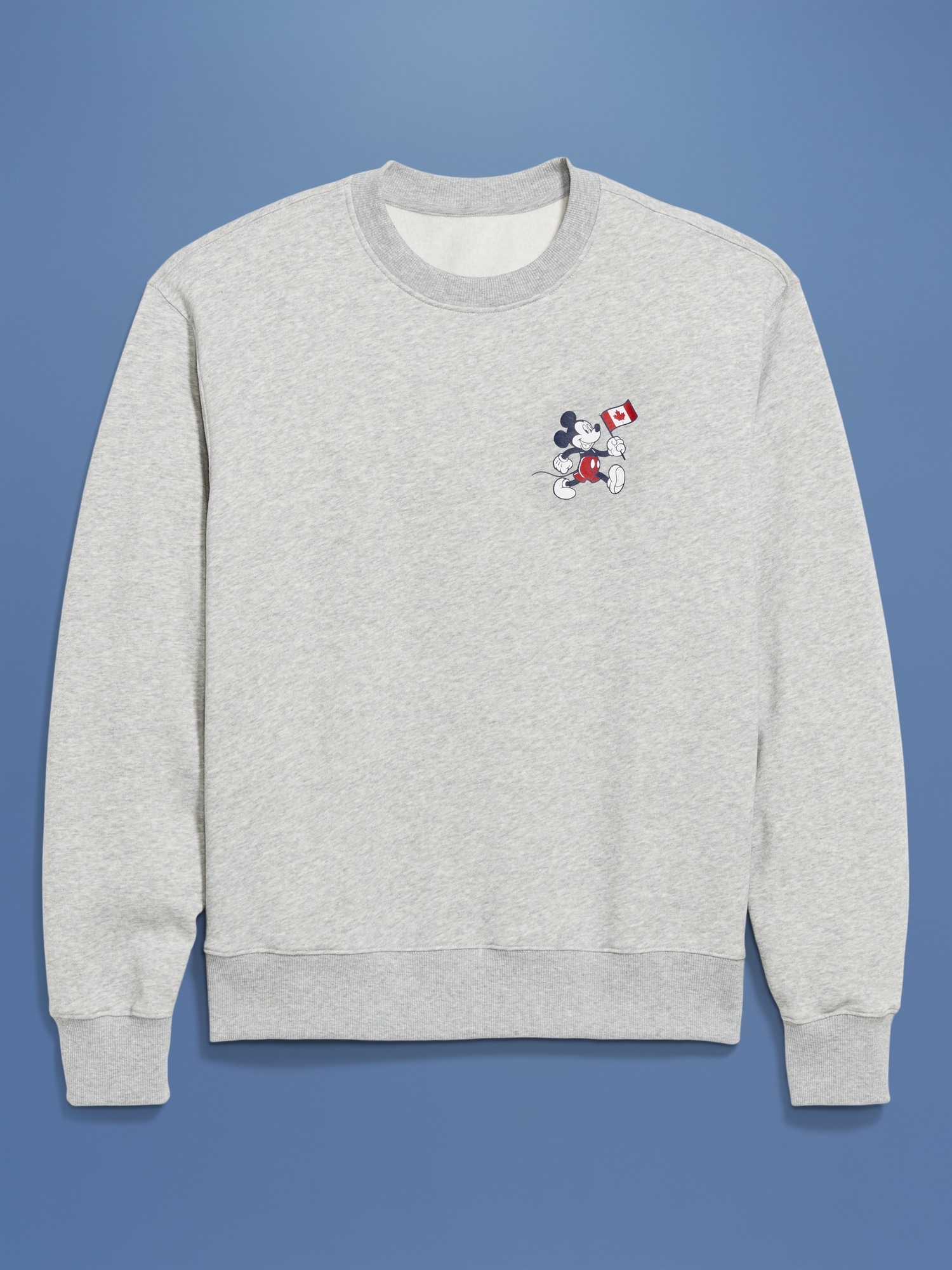 CHANDAIL EN COTON OUATÉ SURDIMENSIONNÉ À IMPRIMÉ DE DRAPEAU ET LOGO MICKEY MOUSE OLD NAVY X DISNEY ©